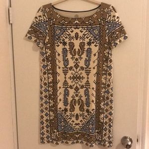 Tory Burch Shortsleeved, Patterned Dress, Size M
